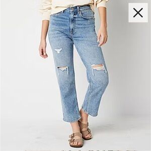 Arizona Jean co Highest-rise Vintage straight jeans